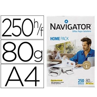 Rame Papier Couleur Navigator A4 - 120gr - 250 Feuilles